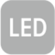 Luminaire equipped with LED lamp