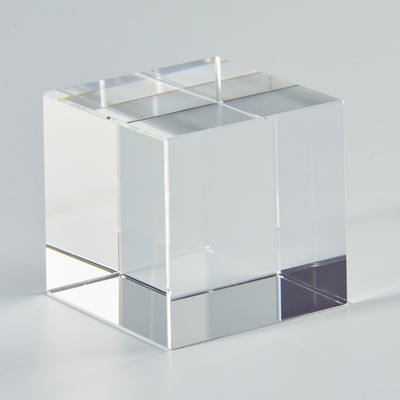 Glass cube clear MSCL 1, MSCL 2, MSCL 3, MSCL 4
